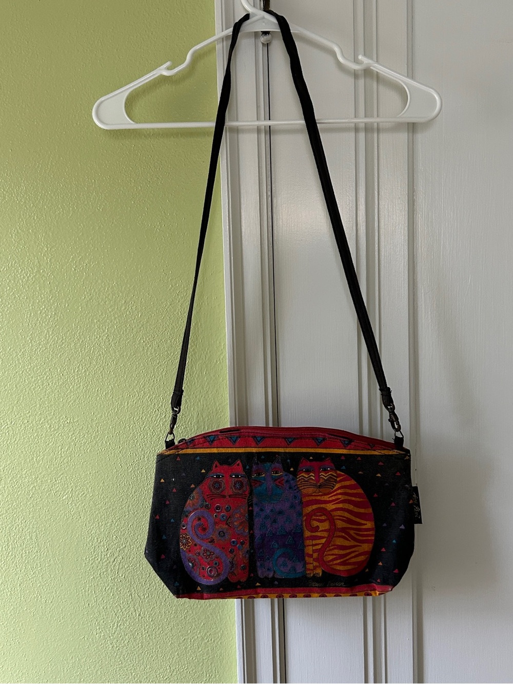 Y2K Colorful Cat Print Crossbody Bag